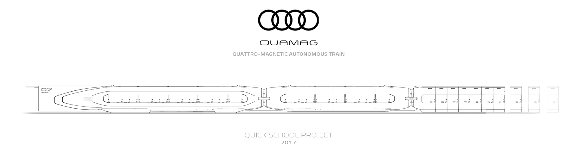 Audi Quamag - Train Concept design by MMelicharek