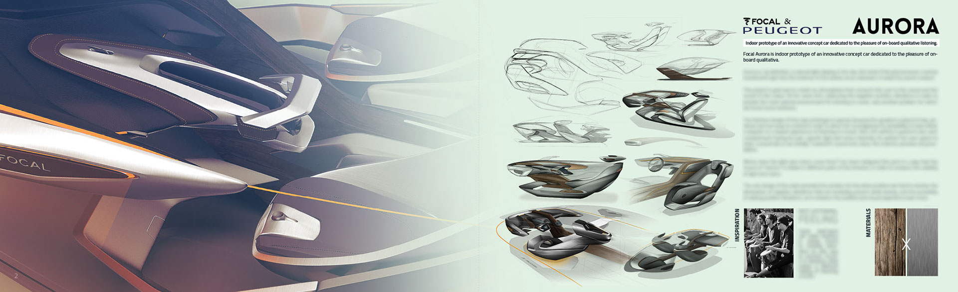 Peugeot Focal - Aurora Concept - Interior design by MMelicharek